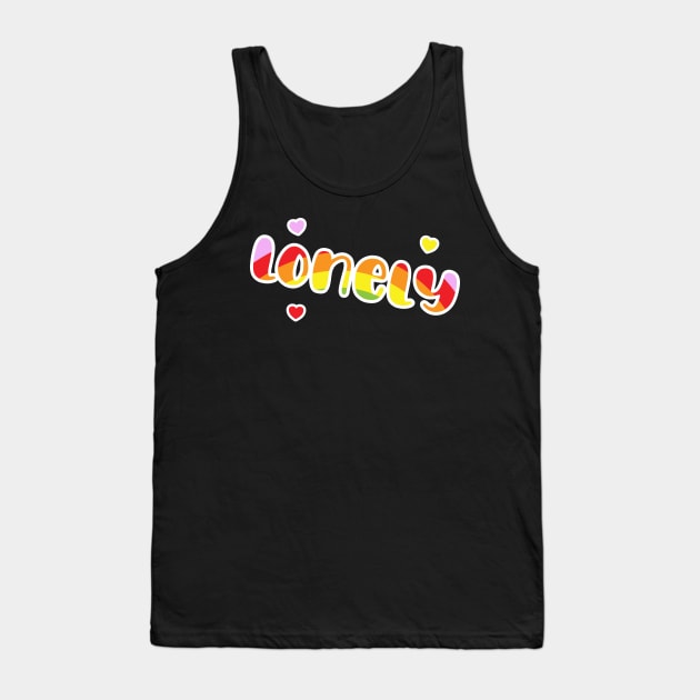 Lonely Tank Top by Kev Brett Designs